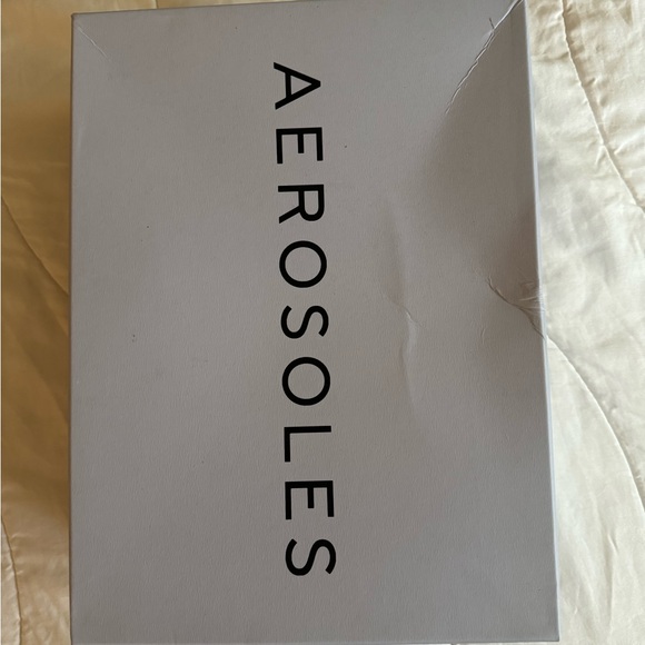 Aerosoles Camera Platform Sandal (NEW), Eggshell, Size 8W - Picture 10 of 10